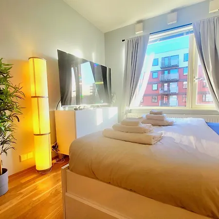 Moon Near The Centre ! Free Parking Available ! Apartmán Trondheim